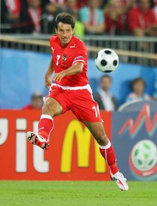 Ivica Vastic (Österreich) - Fußball Länderspiel Herren Euro 2008, EM, Nationalteam, Nationaltrikot Einzelbild Wien Dynamik,