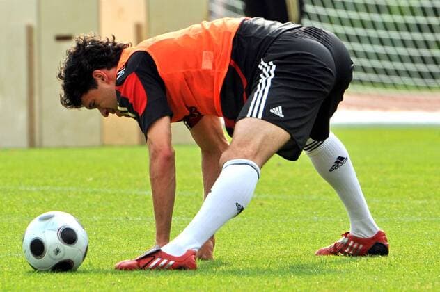 Michael Ballack (Deutschland) -  Fußball EM Herren Euro 2008, Training, Nationalteam, Einzelbild Ascona