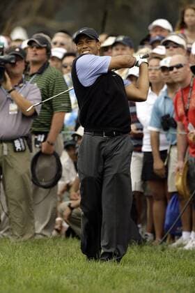 Tiger Woods (USA) - (Icon47928144) Golf Herren US Open 2008, PGA Tour Einzelbild Torrey Pines San Diego Dynamik, EDITORIAL USE ONLY