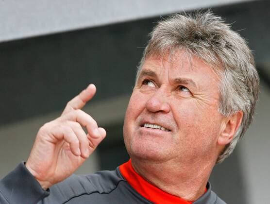 Nationaltrainer Guus Hiddink (Russland) -  Fußball EM Herren Euro 2008, Training, Nationalteam, Einzelbild Leogang Fußball EM Herren Euro 2008, Training, Nationalteam, Einzelbild Leogang