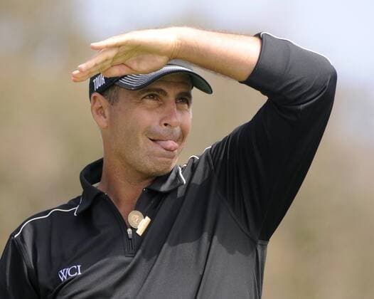 Rocco Mediate (USA) hält Ausschau -  (SAN20080615350) Golf Herren US Open 2008, PGA Tour Einzelbild Torrey Pines San Diego Golf Herren US Open 2008, PGA Tour Einzelbild Torrey Pines San Diego