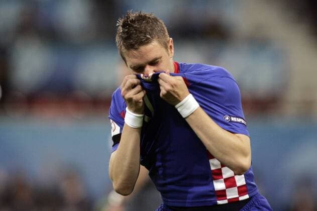 Ivan Klasnic (Kroatien) - Torjubel Fußball EM Herren Euro 2008, Länderspiel, Nationalmannschaft, Einzelbild Klagenfurt Freude, Fußball EM Herren Euro 2008, Länderspiel, Nationalmannschaft, Einzelbild Klagenfurt Freude,
