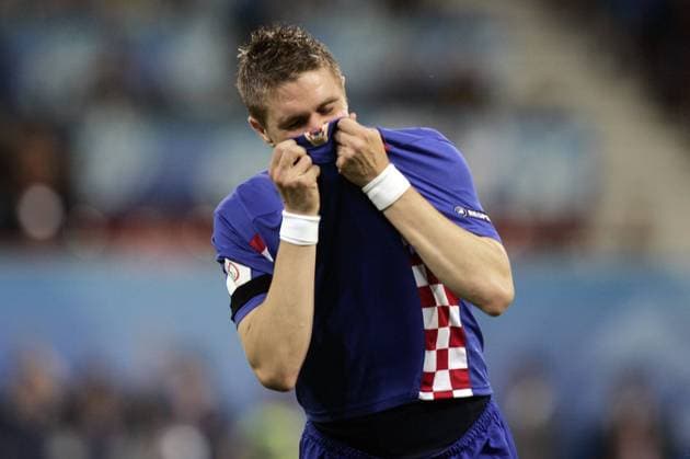 Ivan Klasnic (Kroatien) - Torjubel Fußball EM Herren Euro 2008, Länderspiel, Nationalmannschaft, Einzelbild Klagenfurt Freude, Fußball EM Herren Euro 2008, Länderspiel, Nationalmannschaft, Einzelbild Klagenfurt Freude,