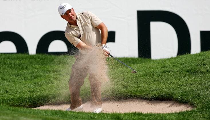 Damien McCrane (Irland) -  Golf Herren BMW International Open 2008, PGA European Tour Einzelbild München Eichenried Dynamik, Golf Herren BMW International Open 2008, PGA European Tour Einzelbild München Eichenried Dynamik,