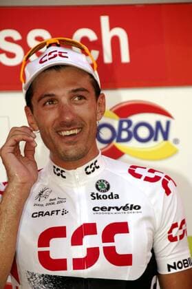 Fabian Cancellara (Schweiz CSC) - Sieger der 7. Etappe der Tour de Suisse 2008 -  Radsport Herren Tour de Suisse 2008, ProTour, Straßenradsport, Straße, Rad Einzelbild 7. Etappe: Gruyere - Lyss Freude,
