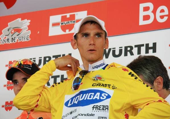 Roman Kreuziger (Tschechien Liquigas) gewinnt die Tour de Suisse 2008 Radsport Herren Tour de Suisse 2008, ProTour, Straßenradsport, Straße, Rad, Einzelbild 9. Etappe: Altdorf - Bern 
