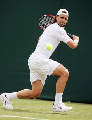 Nicolas Kiefer (Deutschland) -  Tennis Herren All England Championships 2008, Grand Slam, ATP Tour Einzelbild Wimbledon London
