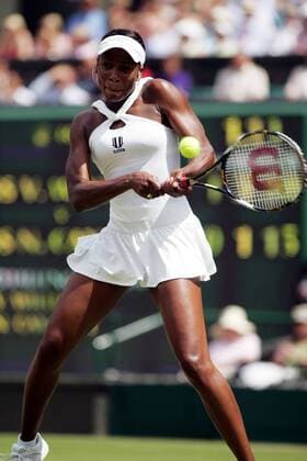 Venus Williams (USA) -  Tennis Damen All England Championships 2008, Grand Slam, WTA Tour Einzelbild Wimbledon London Dynamik,