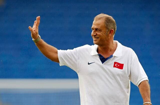 Nationaltrainer Fatih Terim (Türkei) -  Fußball EM Herren Euro 2008, Nationalteam, Training Einzelbild Basel