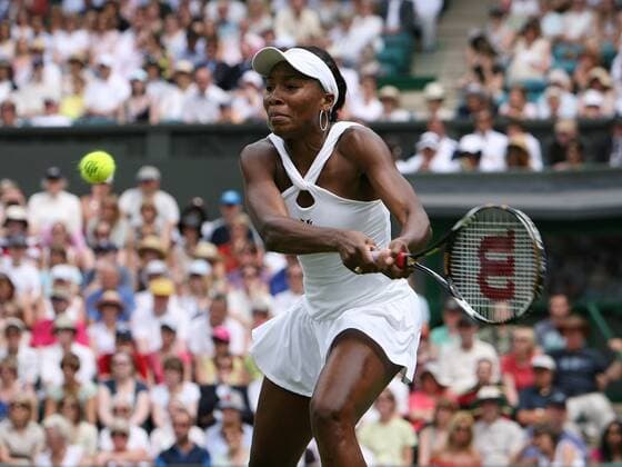 Venus Williams (USA) Tennis Damen All England Championships 2008, Grand Slam, WTA Tour Einzelbild Wimbledon London