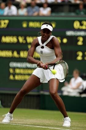 Venus Williams (USA) -  Tennis Damen All England Championships 2008, Grand Slam, WTA Tour Einzelbild Wimbledon London