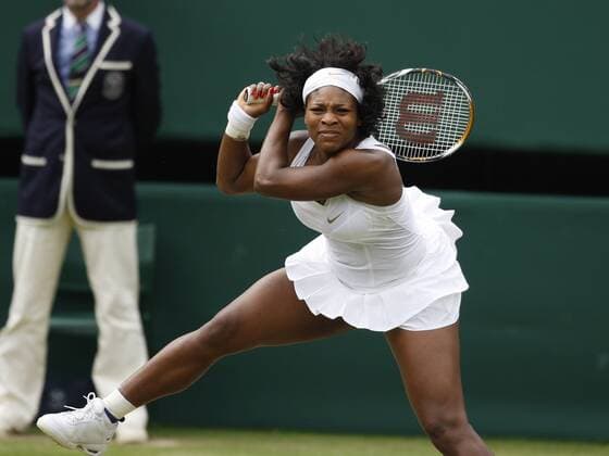 Serena Williams (USA) Tennis Damen All England Championships 2008, Grand Slam, WTA Tour Einzelbild Wimbledon London