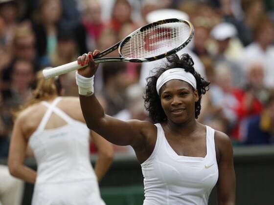 Serena Williams (USA) - Schlussjubel Tennis Damen All England Championships 2008, Grand Slam, WTA Tour Einzelbild Wimbledon London Freude,