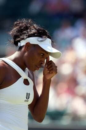 Venus Williams (USA) nachdenklich -  Tennis Damen All England Championships 2008, Grand Slam, WTA Tour Einzelbild Wimbledon London Nachdenklichkeit,