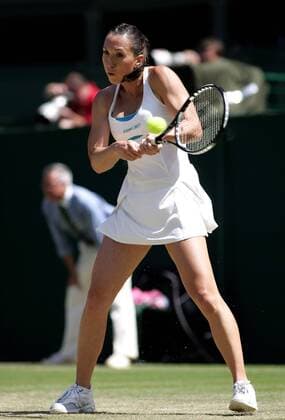 Jelena Jankovic (Serbien) -  Tennis Damen All England Championships 2008, Grand Slam, WTA Tour Einzelbild Wimbledon London Dynamik,