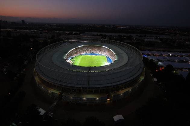 Wiener Ernst Happel Stadion, Austragungsort des EM Finales 2008 -  Fußball EM Herren Euro 2008, Länderspiel, Finale, Austragungsort, Wettkampfstätte, Spielstätte Totale Wien