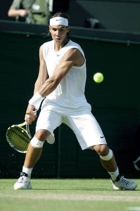 Rafael Nadal (Spanien) -  Tennis Herren All England Championships 2008, Grand Slam, ATP Tour Einzelbild Wimbledon London