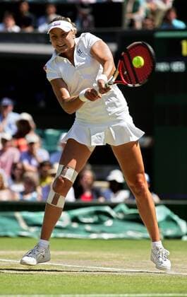 Nadia Petrova (Russland) -  Tennis Damen All England Championships 2008, Grand Slam, WTA Tour Einzelbild Wimbledon London
