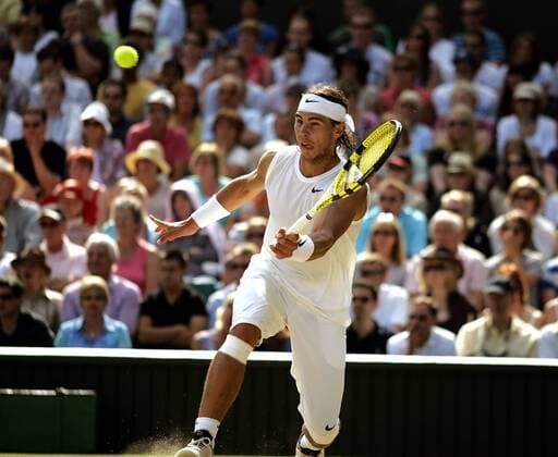 Rafael Nadal (Spanien) -  Tennis Herren All England Championships 2008, Grand Slam, ATP Tour Einzelbild Wimbledon London