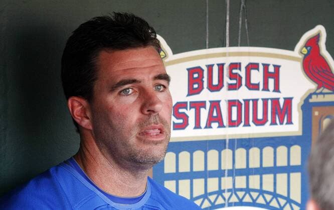 Jim Edmonds (Chicago Cubs) -  (SLP2008070405) Baseball Herren MLB 2008, Major League, Chicago Cubs Porträt St. Louis