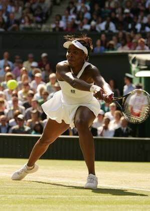 Venus Williams (USA) Tennis Damen All England Championships 2008, Grand Slam, WTA Tour, Finale Einzelbild Wimbledon London Dynamik,