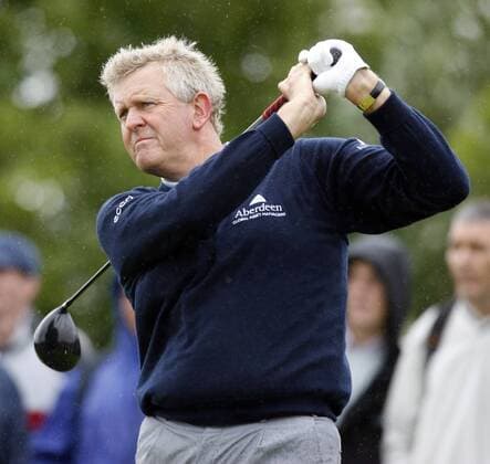 Colin Montgomerie (Schottland) - EDITORIAL USE ONLY. No use with unauthorised audio, video, data, fixture lists, club league logos or live services. Online in-match use limited to 120 images, no video emulation. No use in betting, games or single club league player publications. Golf Herren The European Open 2008, European PGA Tour Einzelbild Ash Kent