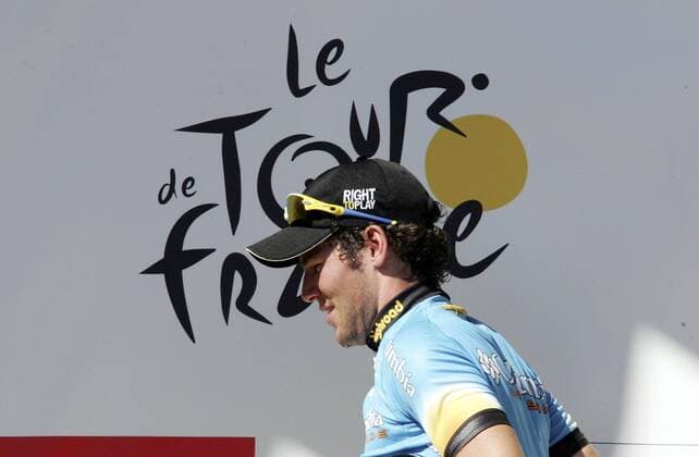 Mark Cavendish (Großbritannien Columbia) gewinnt die 5. Etappe der Tour de France 2008 Radsport Herren Tour de France 2008, Straßenradsport, Straße, Rad Einzelbild 5. Etappe: Cholet - Chateauroux