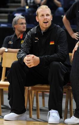 Chris Kaman (Deutschland) Basketball Länderspiel Herren Freundschaftsspiel 2008, Test, Testspiel, Nationalmannschaft Einzelbild Hamburg
