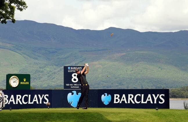 Ian Poulter (England) - EDITORIAL USE ONLY. No use with unauthorised audio, video, data, fixture lists, club league logos or live services. Online in-match use limited to 120 images, no video emulation. No use in betting, games or single club league player publications. Golf Herren The Barclays Scottish Open 2008, PGA European Tour Totale Glasgow