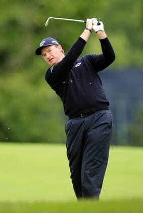Ernie Els (Südafrika) - EDITORIAL USE ONLY. No use with unauthorised audio, video, data, fixture lists, club league logos or live services. Online in-match use limited to 120 images, no video emulation. No use in betting, games or single club league player publications. Golf Herren The Barclays Scottish Open 2008, PGA European Tour Einzelbild Glasgow