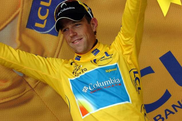 Kim Kirchen (Luxemburg Columbia) behält nach der 8. Etappe der Tour de France 2008 das gelbe Trikot -  Radsport Herren Tour de France 2008, Straßenradsport, Straße, Rad Einzelbild 8. Etappe: Figeac - Toulouse