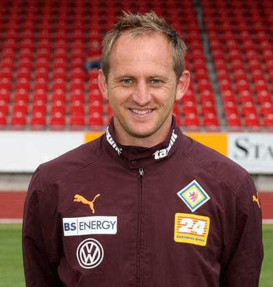 Trainer Torsten Lieberknecht (Eintracht Braunschweig) Fußball Herren 3. Liga 2008 2009, Eintracht Braunschweig, Präsentation, Pressetermin, Porträttermin Porträt Braunschweig