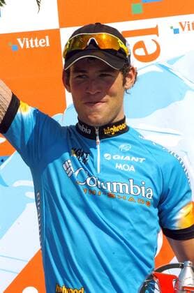 Mark Cavendish (Großbritannien Columbia) gewinnt die 12. Etappe der Tour de France 2008 -  Radsport Herren Tour de France 2008, Straßenradsport, Straße, Rad, Vdig Porträt 12. Etappe: Lavelanet - Narbonne Freude,