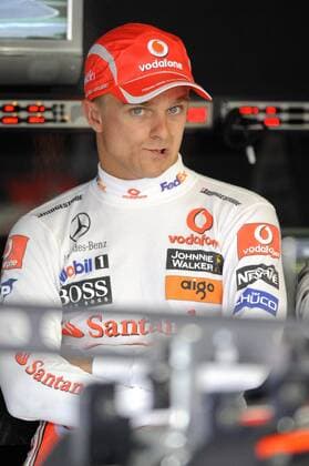 Heikki Kovalainen (Finnland McLaren Mercedes) Motorsport Grand Prix Herren Großer Preis von Deutschland 2008, Formel 1 Weltmeisterschaft, F1, F, GP, WM Einzelbild Hockenheimring Hockenheim Skepsis