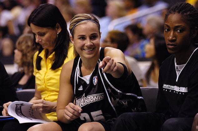 Becky Hammon (San Antonio Stars) - (Icon403080714145) Basketball Damen WNBA 2007 2008 Einzelbild Los Angeles, LA L A EDITORIAL USE ONLY