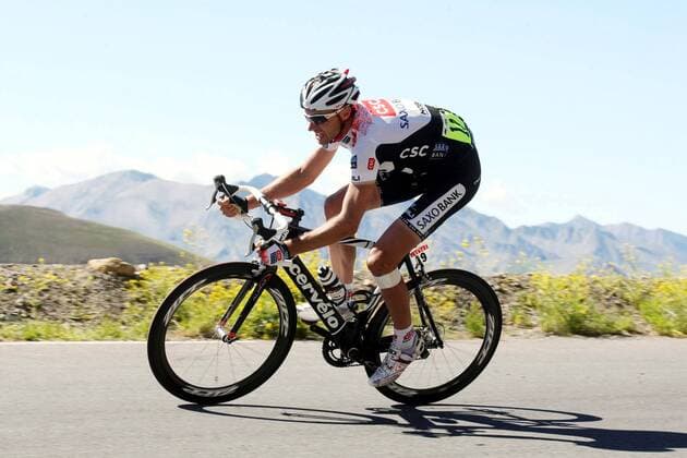 Jens Voigt (Deutschland CSC Saxo Bank) -  Radsport Herren Tour de France 2008, Rad, Straße, Straßenradsport, Einzelbild 16. Etappe: Cuneo - Jausiers