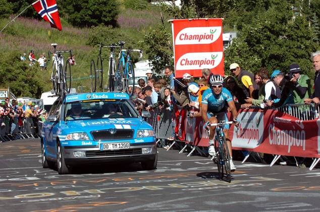 Erik Zabel (Deutschland Milram) -  Radsport Herren Tour de France 2008, Straßenradsport, Straße, Rad, Totale 17. Etappe: Embrun - L Alpe d Huez, LAlpe dHuez