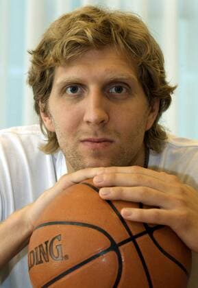Dirk Nowitzki (Deutschland) Basketball Herren Nationalteam 2008, Pressetermin, Fotoshooting, Porträt Berlin