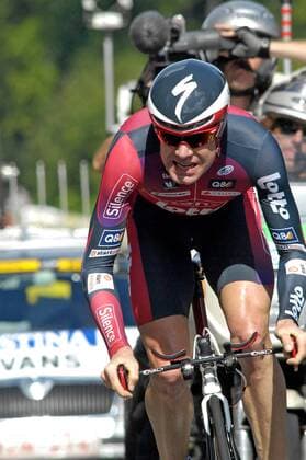Cadel Evans (Australien Silence Lotto) -  Radsport Herren Tour de France 2008, Straßenradsport, Straße, Rad, Zeitfahren, Einzelzeitfahren Einzelbild 20. Etappe: Cerilly - Saint Amand Montrond