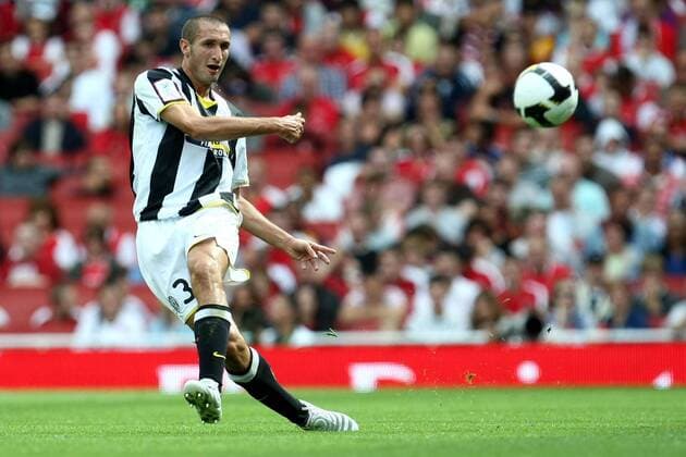 Giorgio Chiellini (Juventus Turin) Fußball Herren Emirates Cup 2008 2009, Test, Testspiel, Serie A, 1. Italienische Liga, Juve Einzelbild London Dynamik,