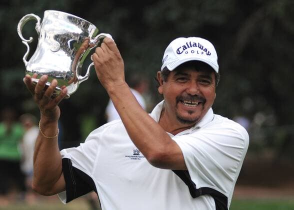 Eduardo Romero (Argentinien) - Sieger der US Senior Open 2008 - (Icon39508080315) Golf Herren US Senior Open 2008, PGA Tour, Vdig Einzelbild The Broadmoor Colorado Springs Freude, EDITORIAL USE ONLY
