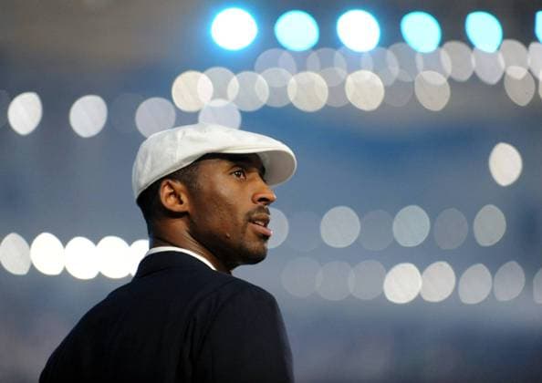Kobe Bryant (USA) während der Eröffnungsfeier der Olympischen Spiele in Peking 2008 -  Basketball OS Sommer Herren Olympische Spiele 2008, Sommerspiele, Eröffnungsfeier, Eröffnungszeremonie, Eröffnung, Zeremonie, Einzelbild Peking