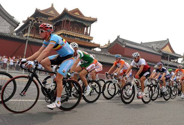 Jürgen van den Broeck (Belgien) -  Radsport OS Sommer Herren Olympische Spiele 2008, Sommerspiele, Straßenradsport, Straße, Rad Totale Peking