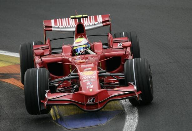Felipe Massa (Brasilien Ferrari) Motorsport Grand Prix Herren Großer Preis von Europa 2008, Formel 1 Weltmeisterschaft, F1, F, GP, WM Einzelbild Valencia