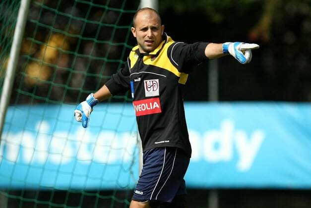 Torwarttrainer Gunnar Grundmann (Dresden) Fußball Herren 3. Liga 2008 2009, SG Dynamo Dresden, Training Einzelbild Dresden