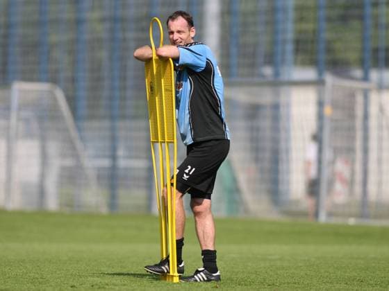 Markus Schroth (1860) Fußball 2. BL Herren Saison 2008 2009, TSV 1860 München, Training Einzelbild München