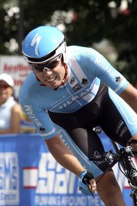 Brett Lancaster (Australien Milram) Radsport Herren Deutschland Tour 2008, DeutschlandTour, ProTour, Straßenradsport, Straße, Rad, Einzelbild Zeitfahren, Einzelzeitfahren, Prolog: Kitzbühel