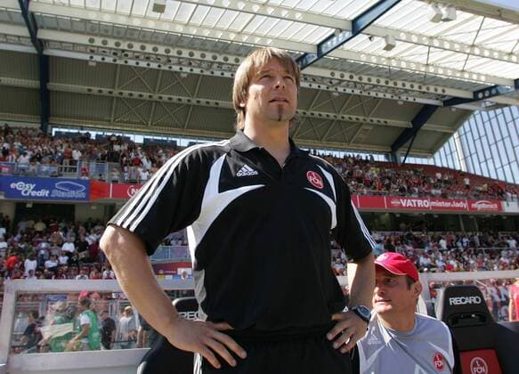 Trainer Michael Oenning (Nürnberg) Fußball 2. BL Herren Saison 2008 2009, 1. FC Nürnberg Einzelbild Nürnberg