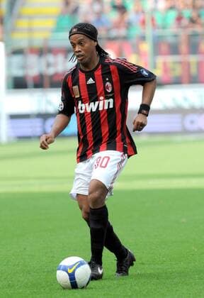 Ronaldinho (AC Mailand) - Fußball Herren Serie A 2008 2009, 1. Italienische Liga, Milan Einzelbild Mailand