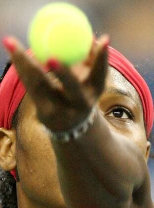Serena Williams (USA) -  Tennis Damen US Open 2008, Grand Slam, WTA Tour Einzelbild Flushing Meadow New York, NY N Y